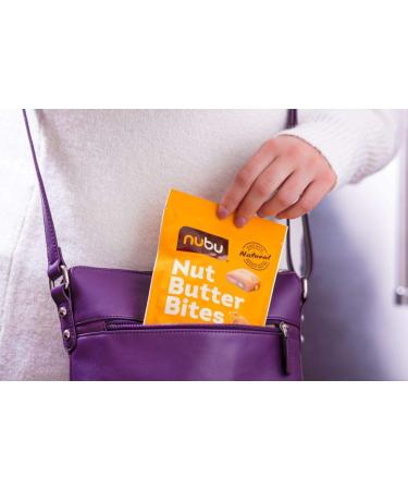 Nubu Nut Butter Bites with Peanuts - Vegan & Gluten-Free Snack (Pack of 6) - Buy Online on GoSupps.com