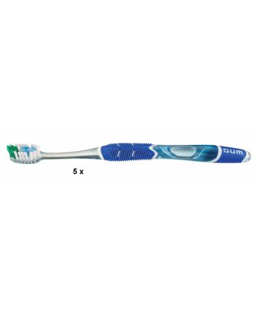 GUM Technique+ toothbrush 493 medium value pack of 5 (5 pieces)