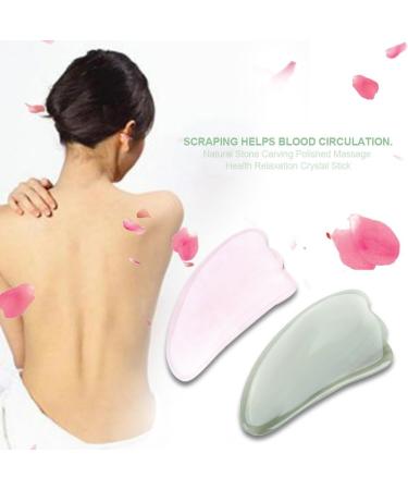 Buy 1 Piece Gua Sha Massage Tool - Jade Crystal Scraping Stick for Health & Relaxation | International Shipping Available - Buy Online on GoSupps.com