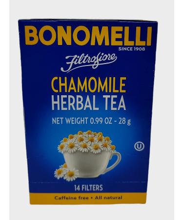 Bonomelli - Filtrofiore Chamomile Herbal Tea, (2)- 14 pc. Pkgs.
