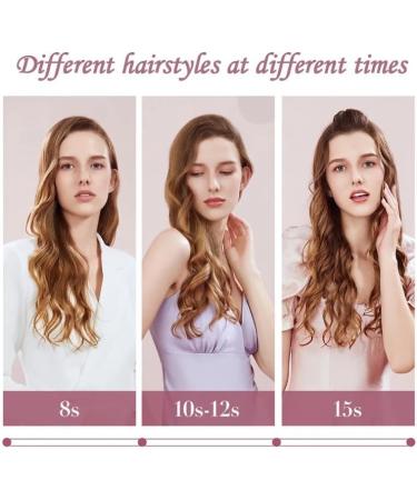 LCD Ceramic Curling Wand - 1 Inch Auto Rotating Titanium Barrel | 4 Adjustable Temps | Fast Heat-Up | Dual Voltage & Anti-Scald - Shop Internationally - Buy Online on GoSupps.com