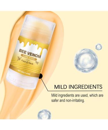 homomdy Neck Bee Venom Cream Stick moisturizing cream for firmer and restoring skin elasticity antiaging serum for all skin types effective for reducing wrinkles 1pcs - Buy Online on GoSupps.com