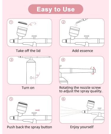 Portable Cordless Airbrush Kit for Makeup & Skin Rejuvenation | Rechargeable Beauty Airbrush with 0.3mm Nozzle & Compressor | 23psi Spray Gun for Salon Use | Lady's Gift Idea - Buy Online on GoSupps.com