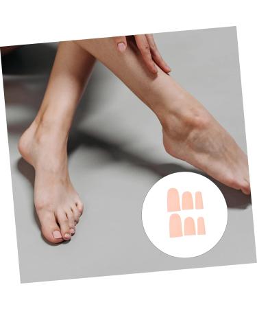 Hemoton 8 Pairs Silicone Gel Foot Cushion Protectors - Valgus Thumb Orthosis, 6x3cm - Buy Online on GoSupps.com