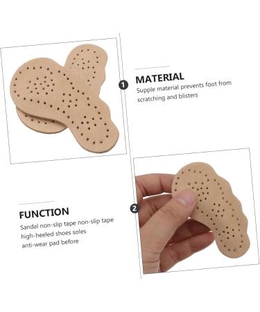 Mobestech Non-Slip Stickers for Forefoot Mats | Skid-Resistance Pads for Garden Chickens & Leather Wear | 4 Pairs - Reusable & Durable - Buy Online on GoSupps.com