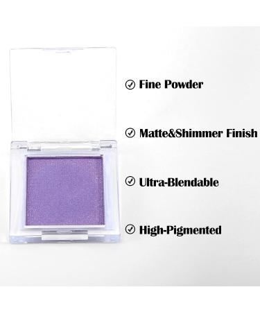 Erinde Lavender Purple Eyeshadow Palette - High Pigment, Long-Lasting Matte and Shimmer Shades - Buy Online on GoSupps.com