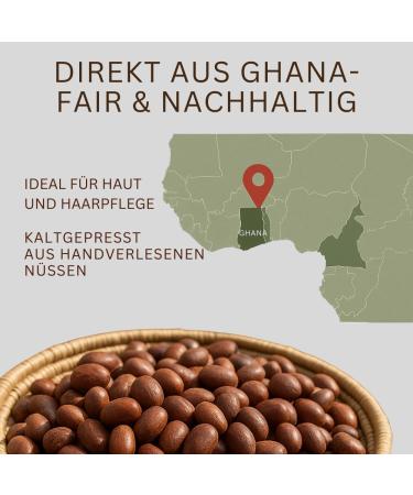 Nakobe Shea butter organic 250 g 100 pure and natural certified organic unrefined and coldpressed shea butter - Buy Online on GoSupps.com