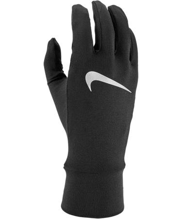 Nike Men's Fleece Running Gloves - One Size Black/Silver | Shipping Worldwide - Buy Online on GoSupps.com