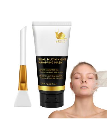Wrap-Around Mask 75ml Night Face Mask Soothing Moisturizing Clay Post-Sport Makeup Morning Routine