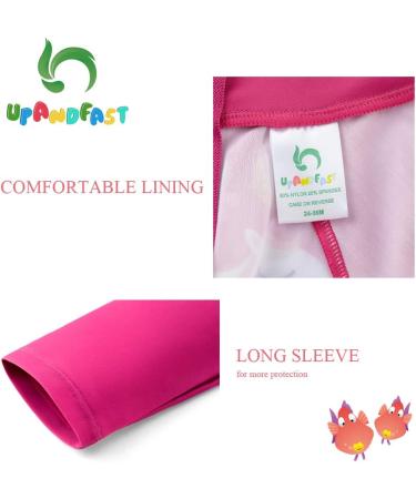UPF 50+ Baby Girl One Piece Swimwear with Sun Hat | Toddler Swimsuit 12-18 Months - Buy Online on GoSupps.com