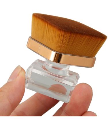 Loose Powder Blush Brush Ergonomic Flat Foundation Brush with Comfortable Grip Makeup Brush - Buy Online on GoSupps.com