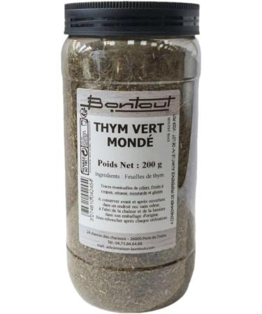 Lot 3x Green thyme - 200g jar - Buy Online on GoSupps.com