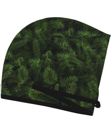 Christmas Tree Branches Microfiber Hair Towel | Soft Super Absorbent Coral Velvet Wrap for Long Curly & Thick Hair - Buy Online on GoSupps.com
