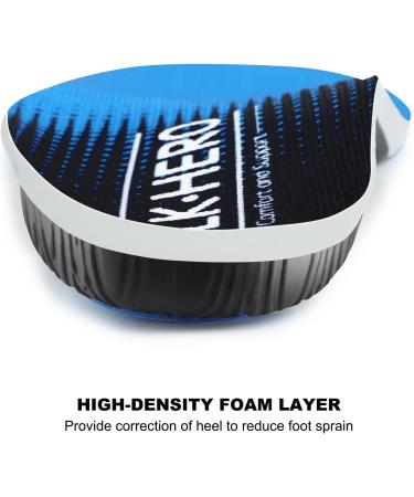Plantar Fasciitis Insoles for Men 10-11/Women 12-13 - Arch Support & Cushioning Orthotic Inserts for Flat Feet and High Arch Pain Relief - New Blue Design - Buy Online on GoSupps.com