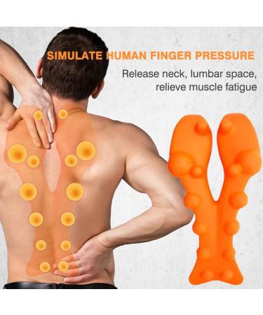 Trapezius Stretcher & Trigger Point Massager | Neck & Shoulder Relaxation | Relieve Jaw Pain & Lumbar Support - Buy Online on GoSupps.com