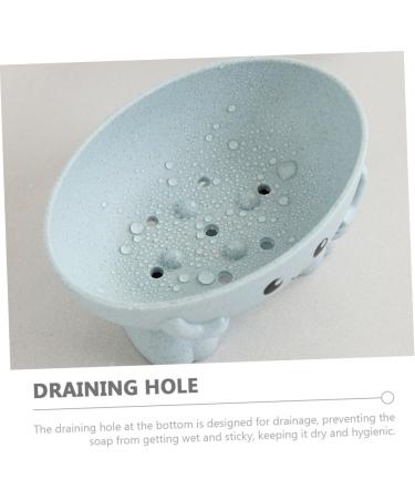 Ciieeo 8 Pcs Soap Dish Bathroom Soap Dish Soap Holder Self Draining Soap Dish Soap Container Soap Dish with Drain Soap Dishes for Soap Kid Soap Soap Liquid Bath Soap - Buy Online on GoSupps.com