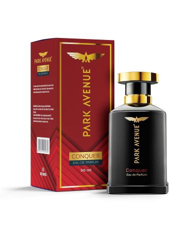 Conquer Eau De Parfum Men 50ml | Long Lasting Perfume for Men | Premium Luxury Fragrance Scent | Aromatic Blend of Woody & Spicy Fragrance | Suitable for Every Occasion