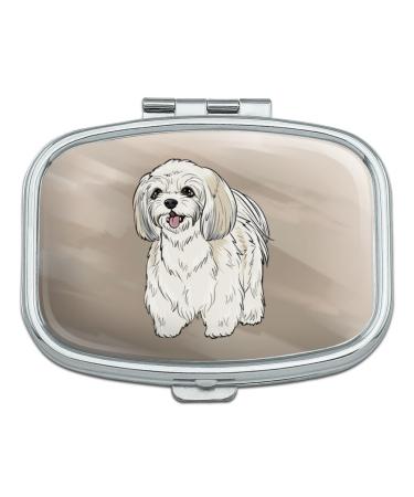 Shih Tzu Pet Dog Rectangle Pill Case Trinket Gift Box