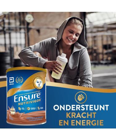 Abbott BV Ensure Nutrivigor 850g Chocolate Food supplement for adults Highquality proteins HMB 27 multivitamins and minerals including vitamin C vitamin D magnesium and zinc - Buy Online on GoSupps.com