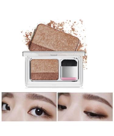 Buy Lazy Double Colors Glitter Eyeshadow - Waterproof Long Lasting Colorful Palette for Beginners | International Shipping - Buy Online on GoSupps.com
