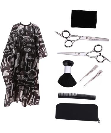 Frcolor Hair Cutting Scissors Kit - Professional Salon Tools for Hairdressers | Edge-Set Haircutting Kit in Black (2 pcs 160x140 cm) - Buy Online on GoSupps.com