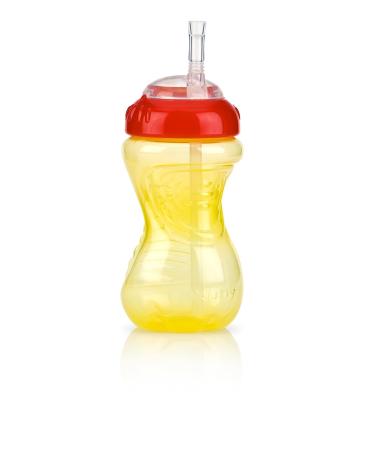 Nuby No-Spill 10oz Cup with Flex Straw - Assorted Colors | Leak-proof Sippy Cup for Toddlers - Buy Online on GoSupps.com