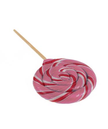 Handmade Strawberry Lollipops - Round 25g Lollies - Set of 8 | International Shipping Available - Buy Online on GoSupps.com