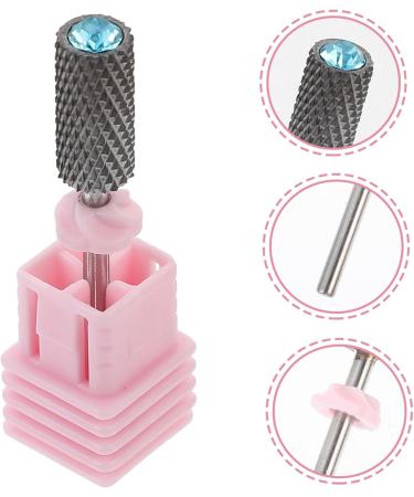 Ipetboom Acrylic Nail Drill Bits Cuticle Bit for Nail Drill Manicure Nail Bits Manicure Drilling Nail Display Stand Gel Polish Bit Pedicure with Diamond Nail Clippers Tungsten Steel 7x1.2cm - Buy Online on GoSupps.com
