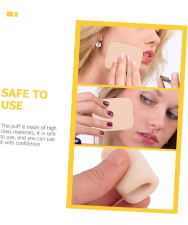 MAGICLULU 10 Sets Puff Cotton Puff Make up Powder Puff Eye Shadow Makeup Puff Beauty Tools Face Puff Triangle Square Tool Loose Powder Miss Cosmetic Sponge - Buy Online on GoSupps.com
