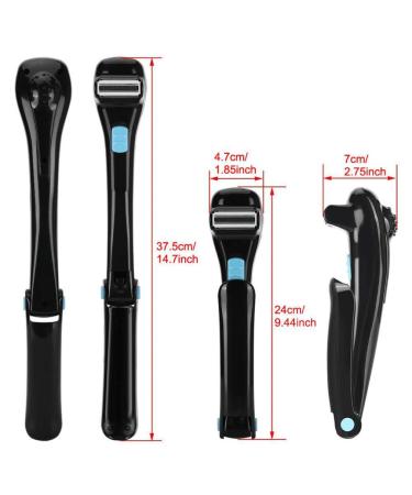 Buy Foldable Electric Back Hair Shaver for Men - Long Handle Body Hair Remover | International Shipping Available - Buy Online on GoSupps.com