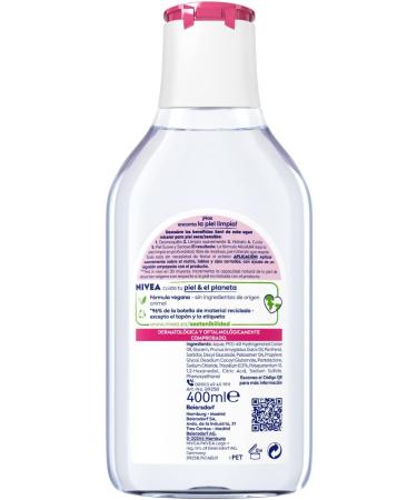  NIVEA NIVEA MicellAIR Skin Breathe Micellar Water Dry/Sensitive Skin Pack of 5 (5 x 400 ml) Micellar Water Make-Up Remover for the Face and Eye Makeup Remover - Buy Online on GoSupps.com