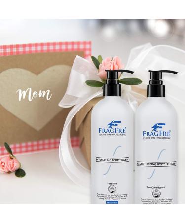 Fragrance-Free Hypoallergenic Skin Care Set | Natural Cucumber & Argan Oil | Sulfate-Free Body Essentials Collection (4 Items - Buy Online on GoSupps.com