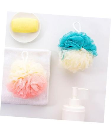 Buy Housoutil 8pcs Color Matching Bath Balls & Exfoliating Sponges - Ideal Shower Poufs & Loofahs for a Luxurious Bath Experience | International Shipping Available - Buy Online on GoSupps.com