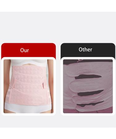 WANYI 4-Patch Postpartum Belly Wrap with Pelvis Belt - 2 in 1 C-Section Recovery Belt for Postpartum Support - White, Size L - Buy Online on GoSupps.com
