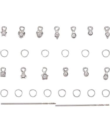 2 Sets Dangle Nail Art Charms DIY Nail Jewelry Decoration Nail Piercing Tool Manicure Tools - Buy Online on GoSupps.com
