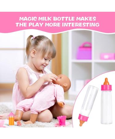 Aolso Magic Baby Doll Milk Bottle and Dummy Set - 3 Piece Feeding Accessories for Kids | Boy and Girl Gift - Buy Online on GoSupps.com