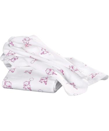 Buy Bornino Basics Moltontche Diapers - 2-Pack Easy-Care Cotton Elephant Print 80x80 cm White/Red - Soft & Suction-Strong for International Shipping - Buy Online on GoSupps.com