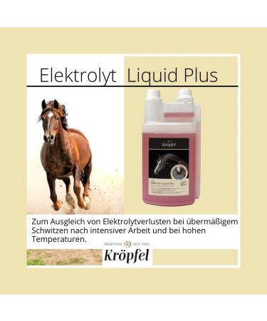 Kr pfel Elektrolyt Liquid Plus 1000 ml | Mineral Feed & Liquid Nutritional Supplements for Sports Horses & Ponies | Supplementary Feed for Racing Horses - Buy Online on GoSupps.com