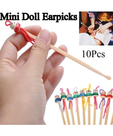 Handmade Mini Earpicks - 10Pcs Random Color Ear Cleaner Tool - Buy Online on GoSupps.com