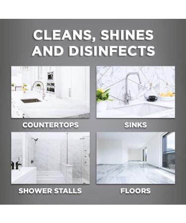 Weiman Granite Disinfectant Wipes - 120 Wipes - Clean, Disinfect, and Shine Sealed Surfaces - Granite, Marble, Quartz, and More - Buy Online on GoSupps.com