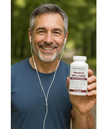Maxwell Fitness Prosta Wellnes Prostate Support Supplement 60 Capsules 30 Day Supply with Saw Palmetto and Zinc (1) - Buy Online on GoSupps.com