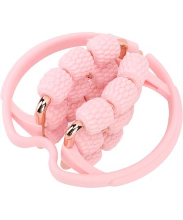 Test Circular Leg Terminal Massage Device - Multi-Purpose Muscle Relaxation Handheld with 18 Wheels for Legs Neck Hands & Arms - Pink - Buy Online on GoSupps.com