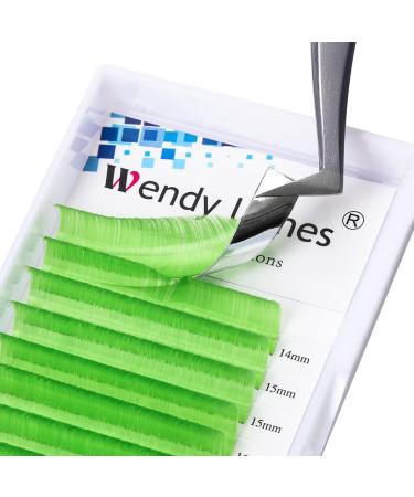 Light Green Easy Fan Volume Lashes 14-20mm | 0.07mm Thickness | Self Fanning 4D-10D Extensions - Buy Online on GoSupps.com