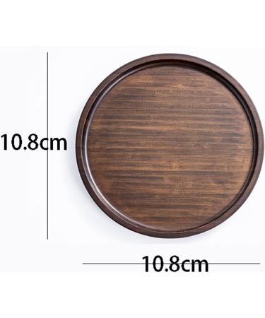 Breakfast Tray Dish Dry Bubble Plate Round Cake Plate Wooden Dessert Plate Plate Kitchenware (Size : Round 20X20X2CM) - Buy Online on GoSupps.com