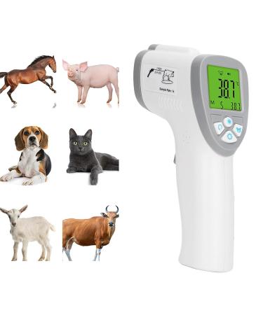 Non Contact Infrared Thermometer Pet Thermometer 3 Modes Body Temperature Tester for Veterinarian Non-Contact Digital Thermometer for Pig Sheep Horse Dog - Buy Online on GoSupps.com