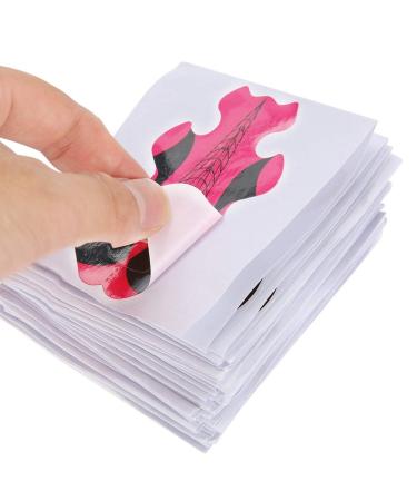 100 Acrylic Nail Shapes - Nail Extension Forms & UV Builder Paper | Perfect for Nail Studios & Home | Nail Art Accessories - Buy Online on GoSupps.com