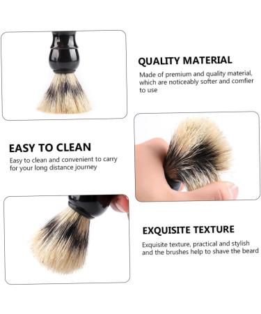 DOITOOL 4-Piece Shaving Brush Foam Tool Set - Grooming Comb with Plastic Handle | 10.5x3.9x3.9CM - Ideal for Men s Grooming - Buy Online on GoSupps.com