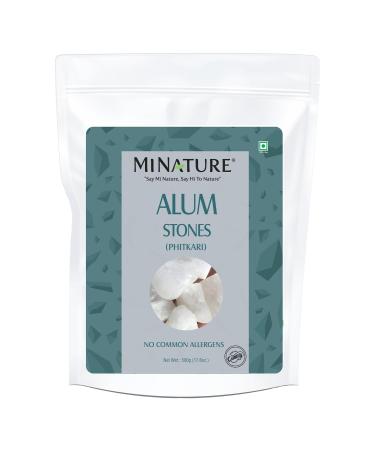 Alum Stone(phitkari) by mi nature | for Skin Care | Water Purify| Pure Alum Stone (Potassium Alum) (Fitkari)|Cruelty Free | Post Shave Use| For Natural Deodorant | (500g)(17.6oz) 17.64 Ounce (Pack of 1)