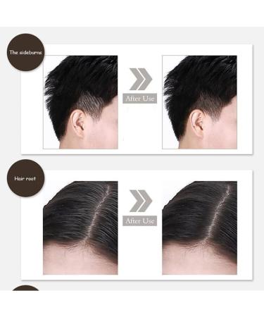 thinning hair 1PC Temporary Hair Color Modified Cream Color Repair Stick Hair Line Concealer Portable Hair Dye Kit Root Cover Up For Modify Your Hair Color(Black) - Buy Online on GoSupps.com