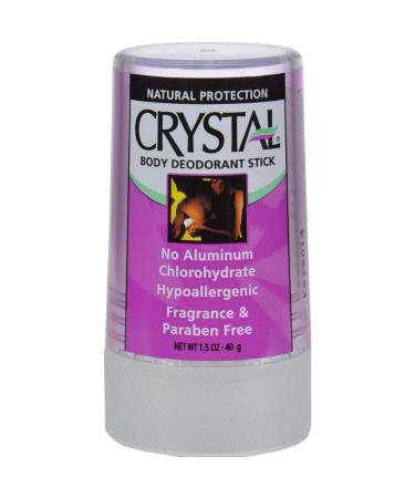Crystal Body Deodorant Travel Stick Unscented 1.5 oz (Pack of 5)